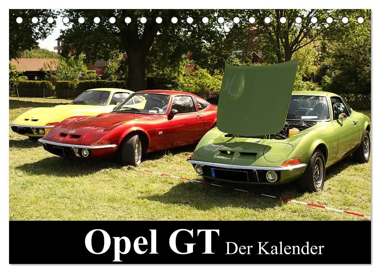 Cover: 9783594019658 | Opel GT Der Kalender (Tischkalender 2027 DIN A5 quer), CALVENDO...