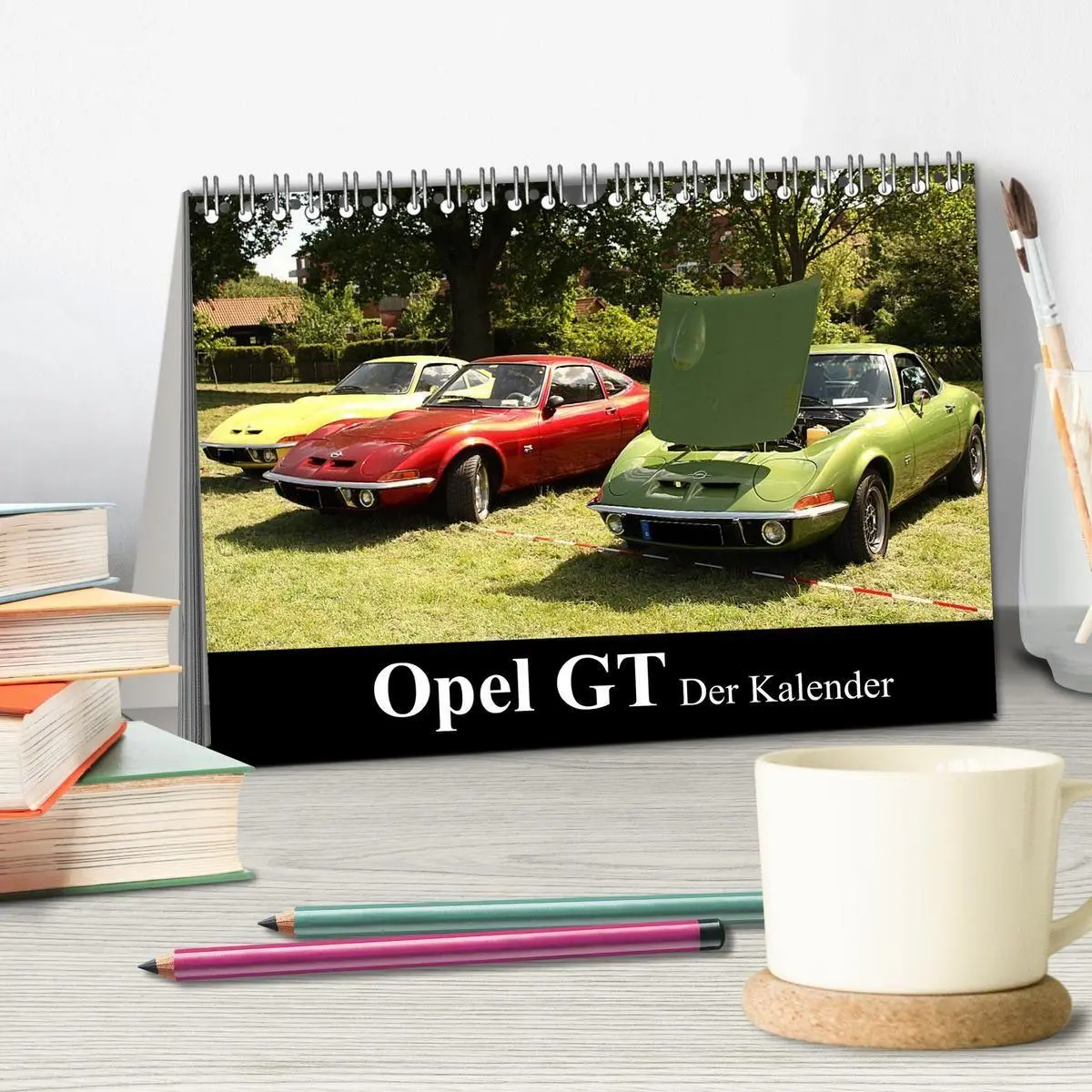 Bild: 9783594019658 | Opel GT Der Kalender (Tischkalender 2027 DIN A5 quer), CALVENDO...