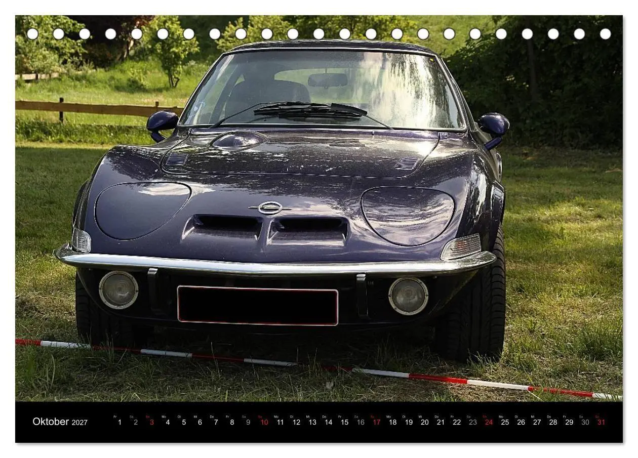 Bild: 9783594019658 | Opel GT Der Kalender (Tischkalender 2027 DIN A5 quer), CALVENDO...