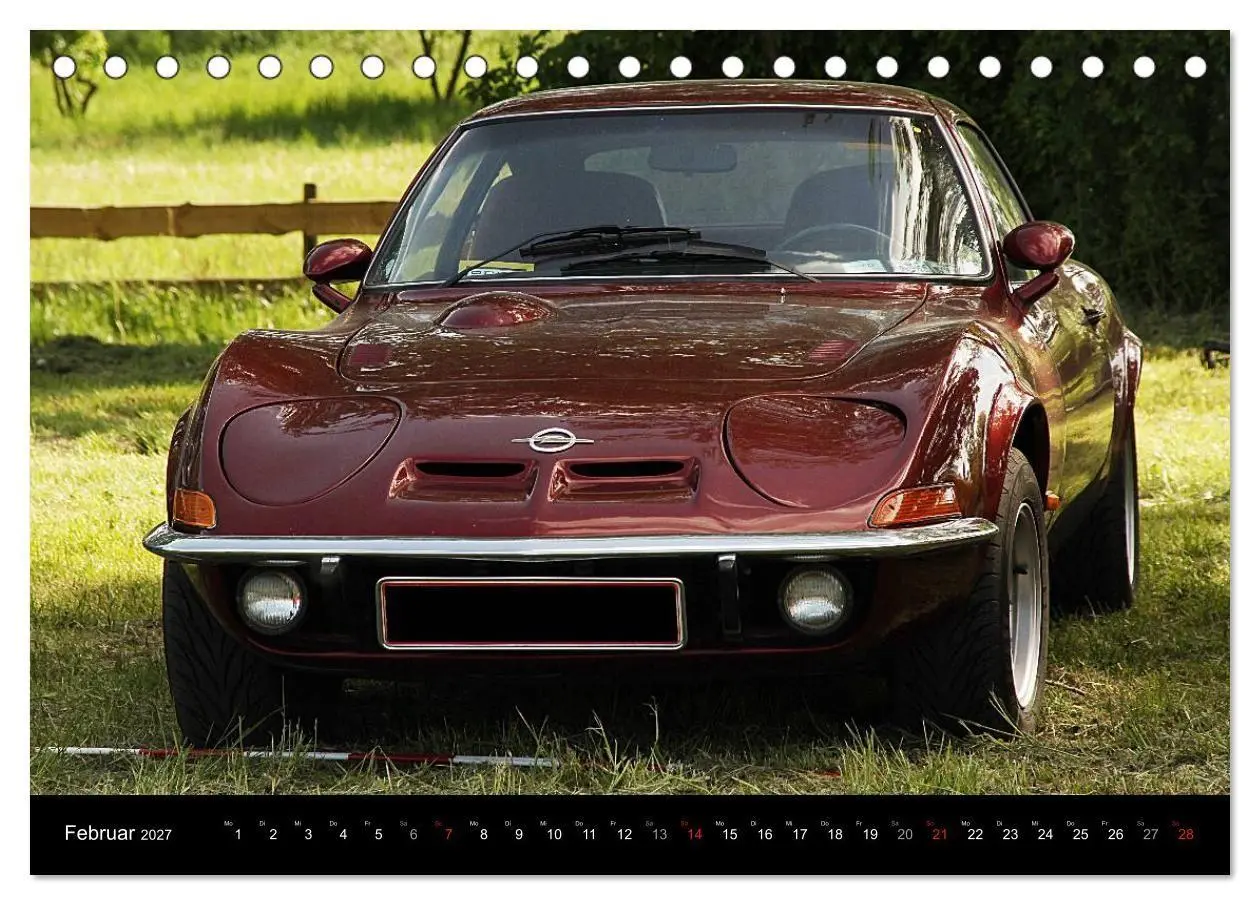 Bild: 9783594019658 | Opel GT Der Kalender (Tischkalender 2027 DIN A5 quer), CALVENDO...