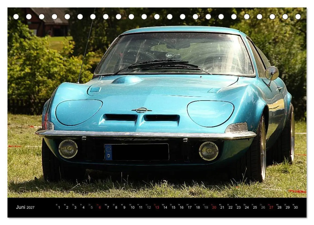Bild: 9783594019658 | Opel GT Der Kalender (Tischkalender 2027 DIN A5 quer), CALVENDO...