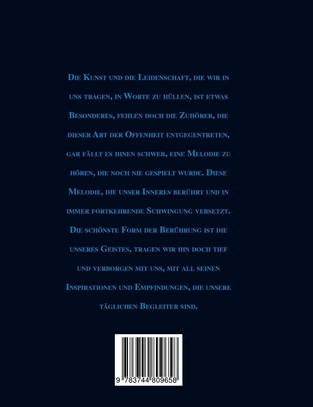 Rückseite: 9783744809658 | Wortspieler - light edition | Gedichte aus Leidenschaft | Friedmann