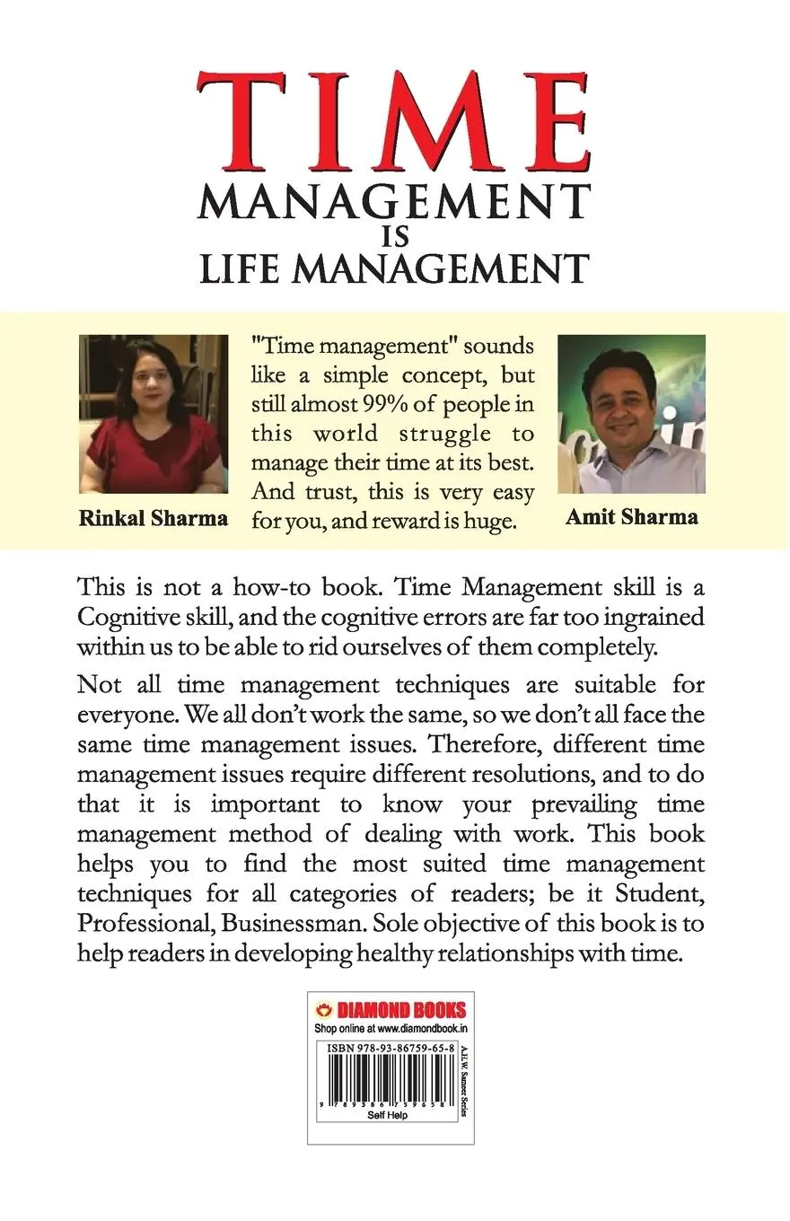 Rückseite: 9789386759658 | Time Management is Life Management | Rinkal Sharma (u. a.) | Buch