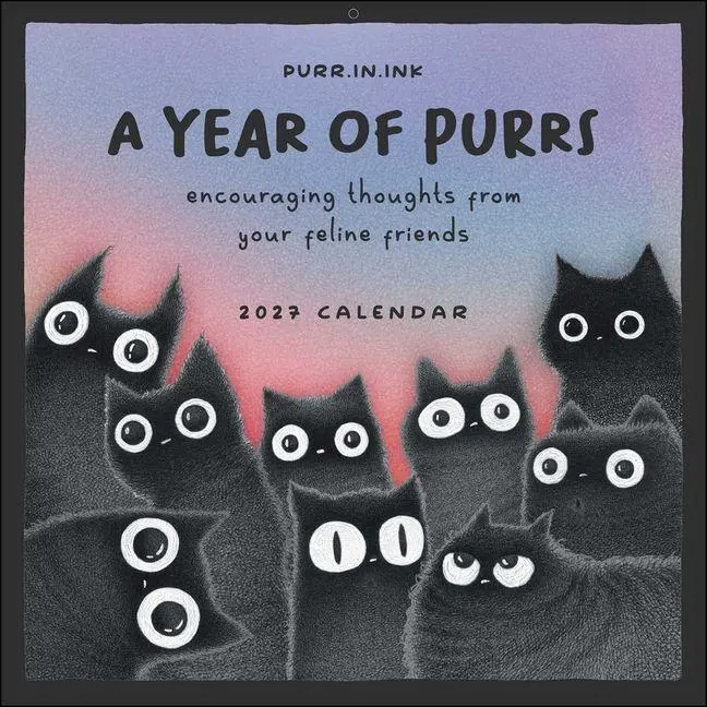 Cover: 9798881609658 | A Year of Purrs 2027 Wall Calendar | Luis Coelho | Kalender | Englisch