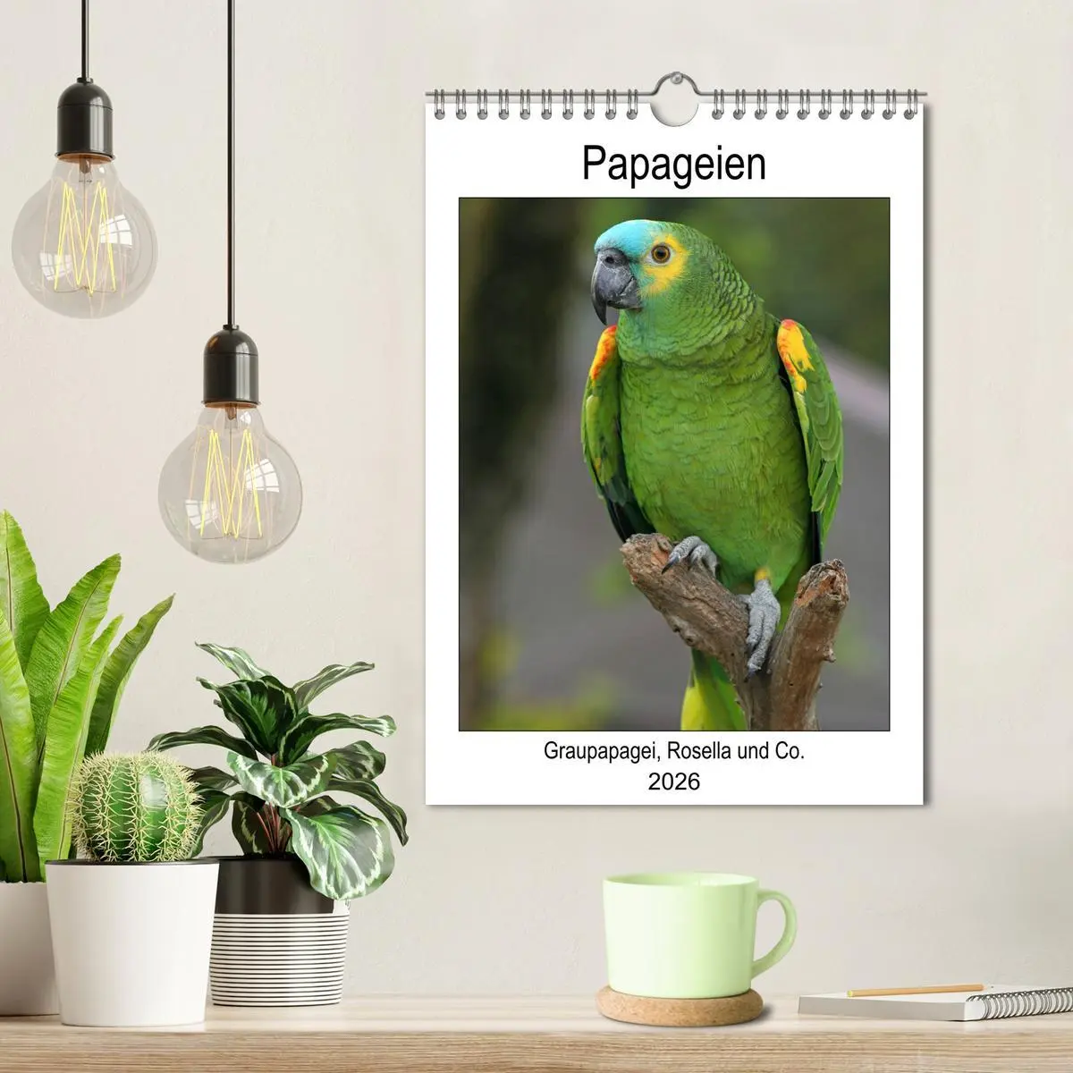 Bild: 9783516409758 | Papageien - Graupapagei, Rosella und Co. (Wandkalender 2026 DIN A4...