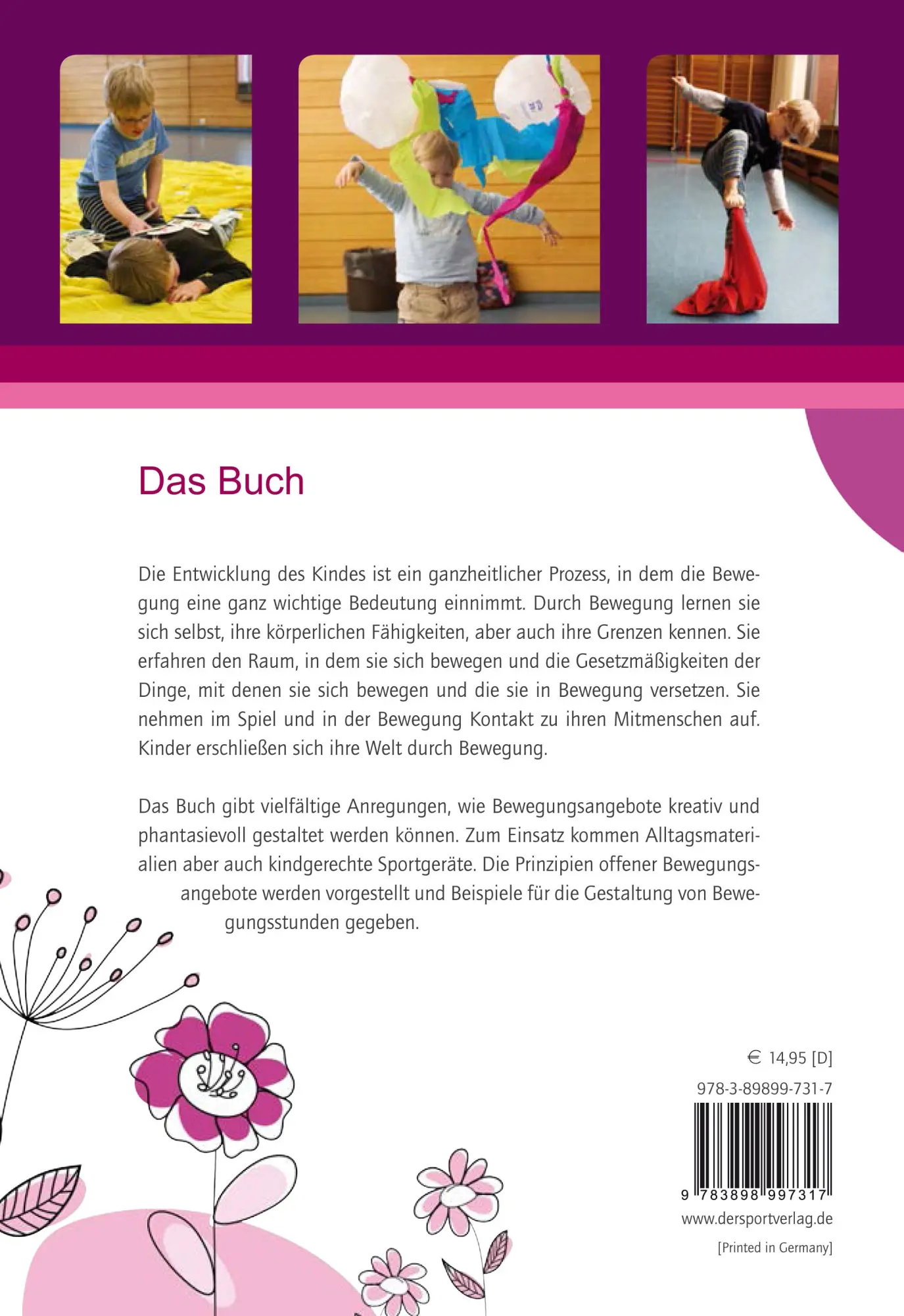 Rückseite: 9783840379758 | Sport und Spiel im Kindergarten | Renate Zimmer | Taschenbuch | 112 S.