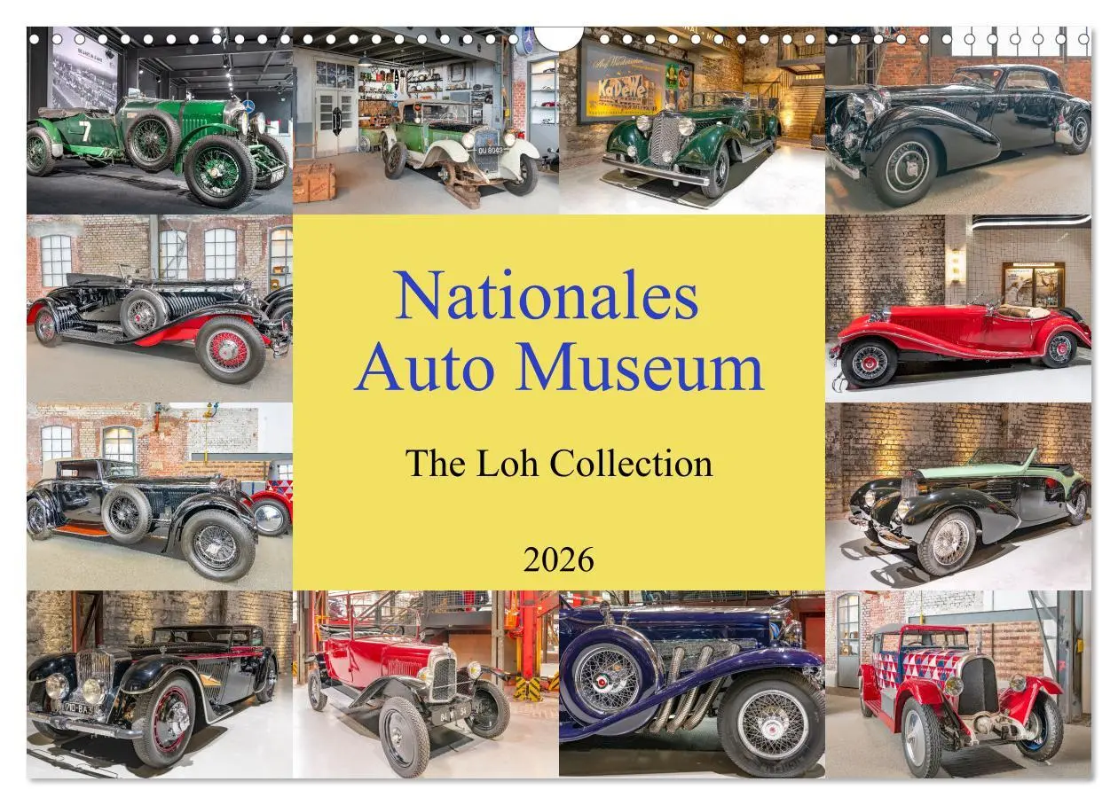 Cover: 9783457479858 | Nationales Auto Museum, The Loh Collection (Wandkalender 2026 DIN...