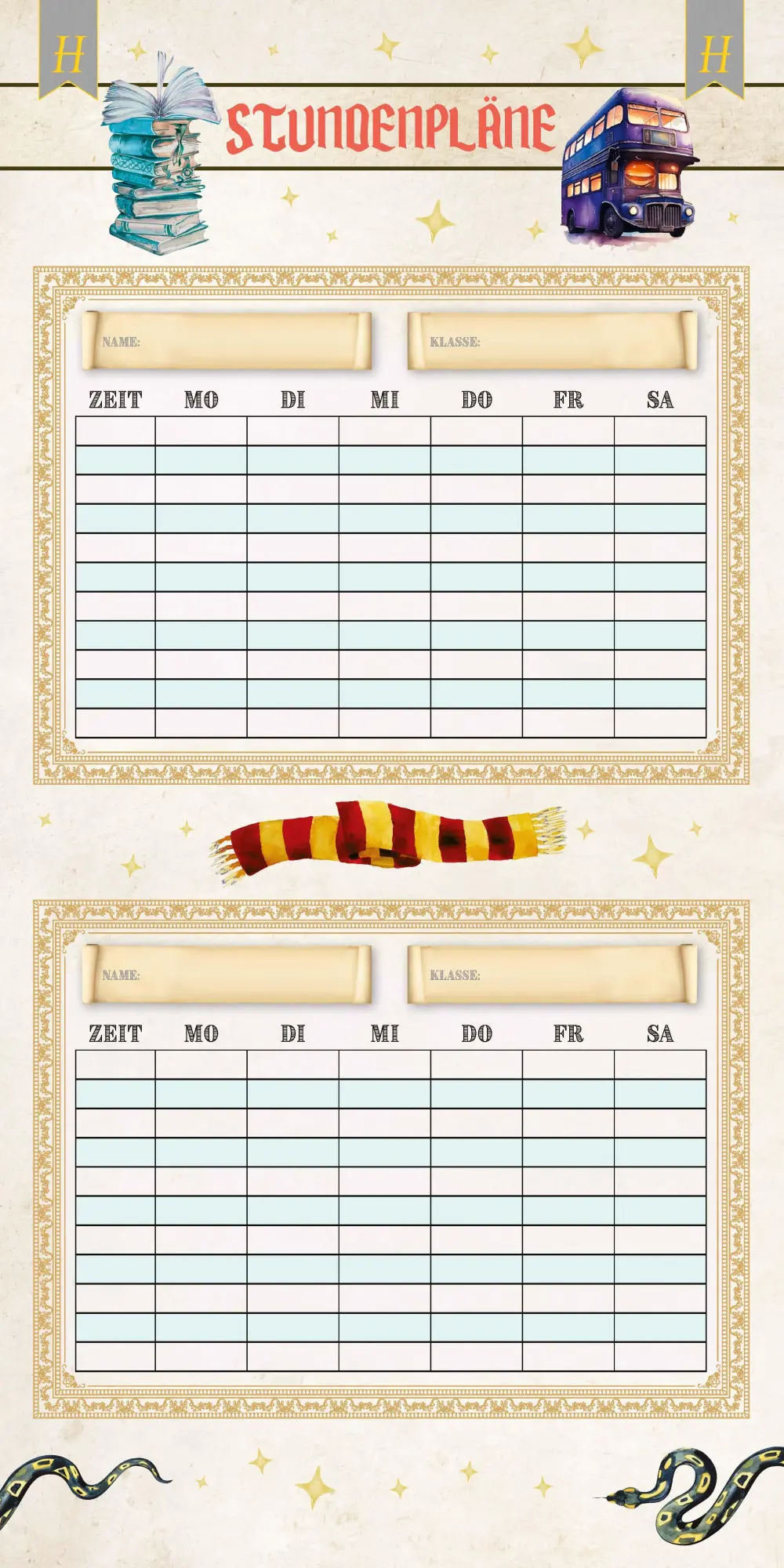 Bild: 9783966649858 | Der große inoffizielle Familienplaner für Potterheads. Kalender 2026