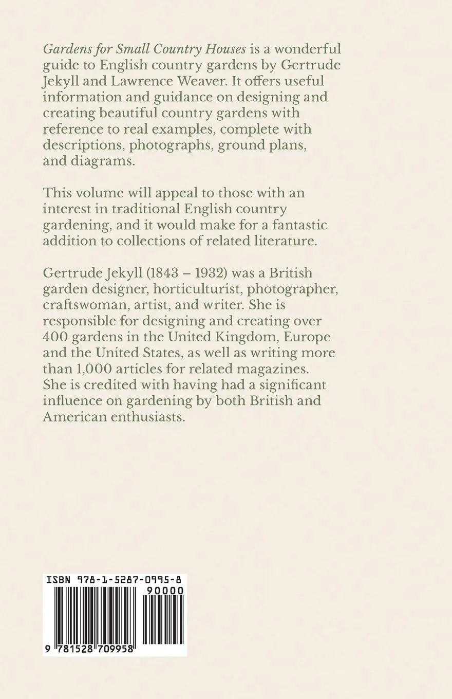 Rückseite: 9781528709958 | Gardens for Small Country Houses | Gertrude Jekyll (u. a.) | Buch
