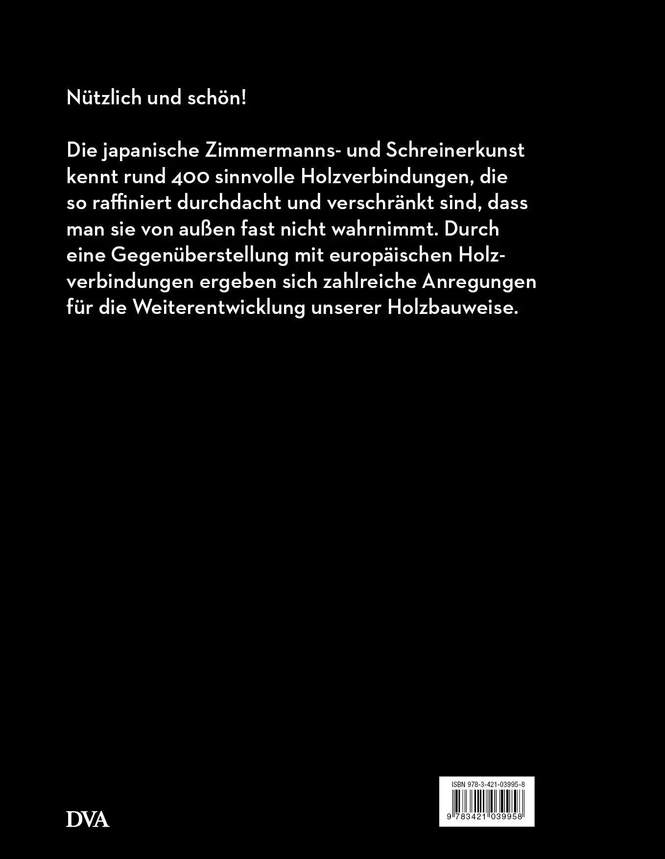 Bild: 9783421039958 | Holzverbindungen | Wolfram Graubner | Buch | 176 S. | Deutsch | 2015