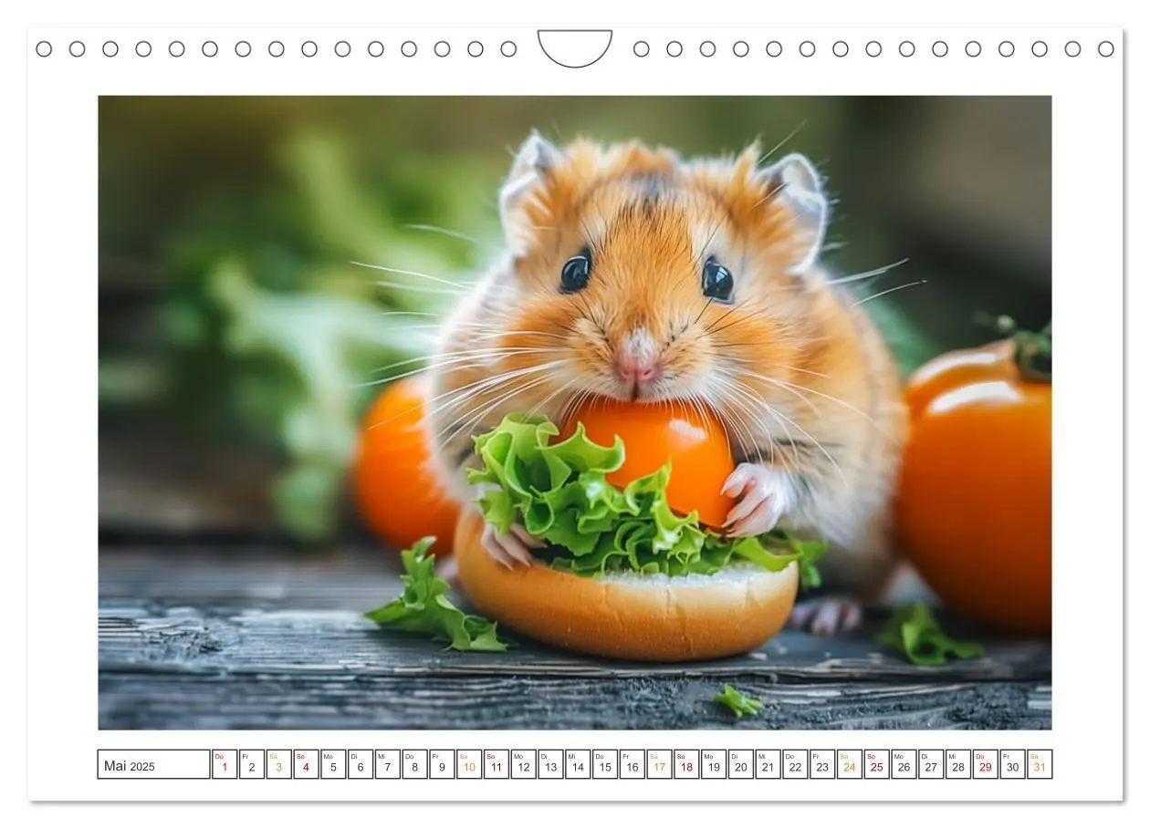 Bild: 9783435069958 | Lustige Hamster (Wandkalender 2025 DIN A4 quer), CALVENDO...