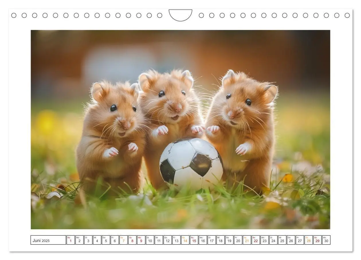 Bild: 9783435069958 | Lustige Hamster (Wandkalender 2025 DIN A4 quer), CALVENDO...