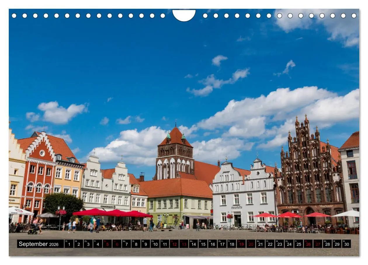 Bild: 9783457849958 | Hansestadt Greifswald (Wandkalender 2026 DIN A4 quer), CALVENDO...