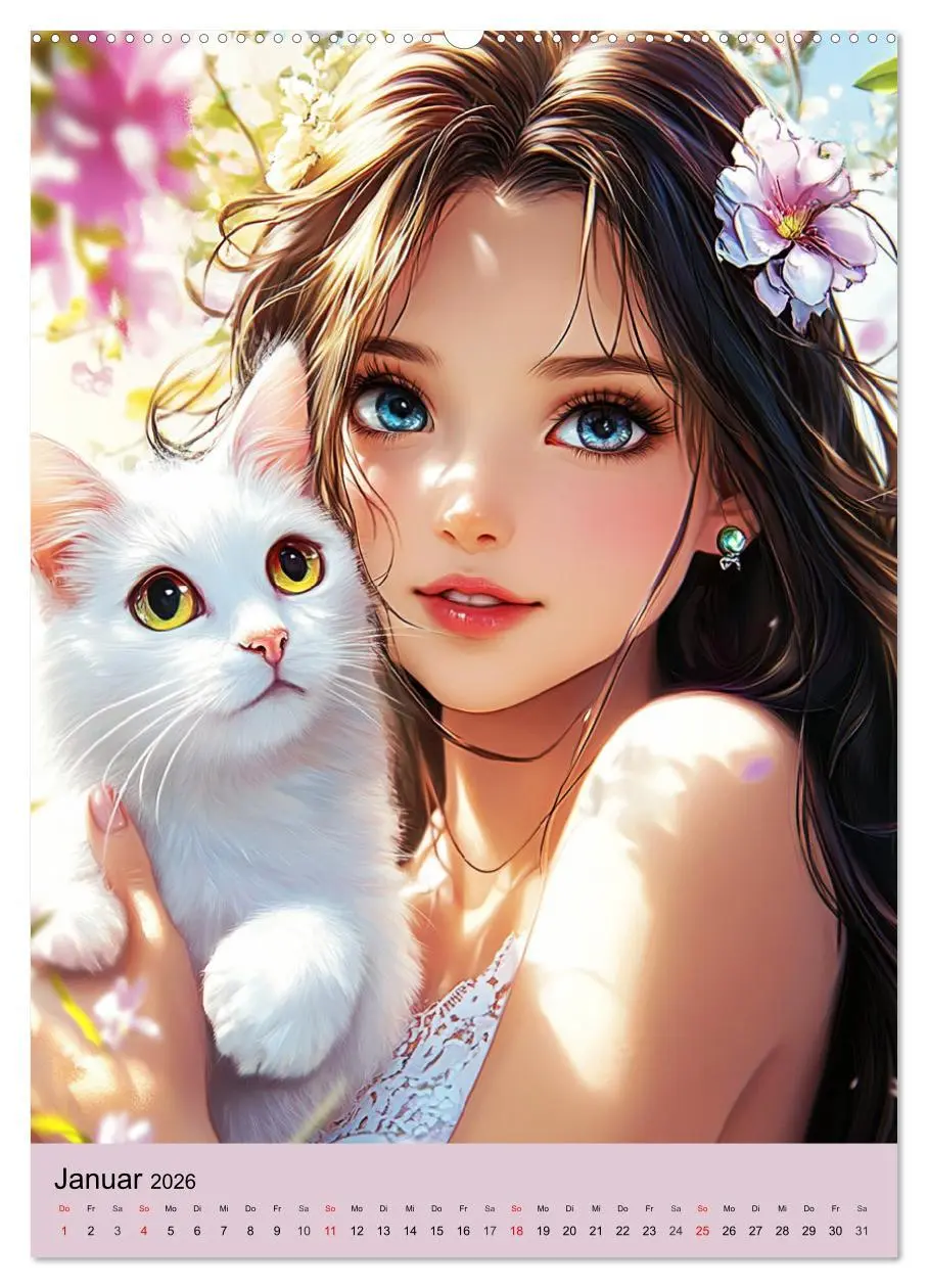 Bild: 9783516249958 | Magische Manga-Girls. Zauberhafte Illustrationen mit Krafttieren...
