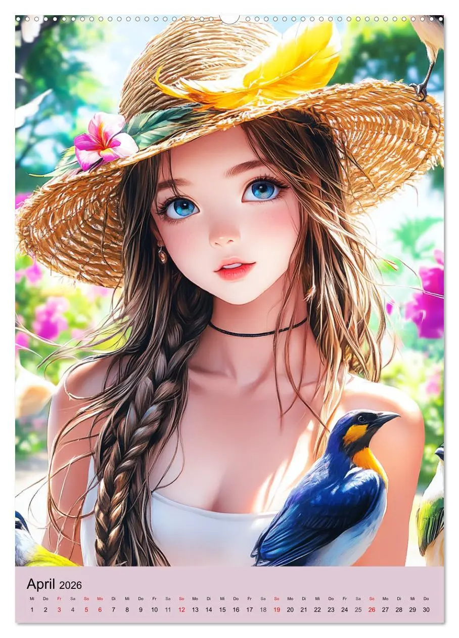 Bild: 9783516249958 | Magische Manga-Girls. Zauberhafte Illustrationen mit Krafttieren...