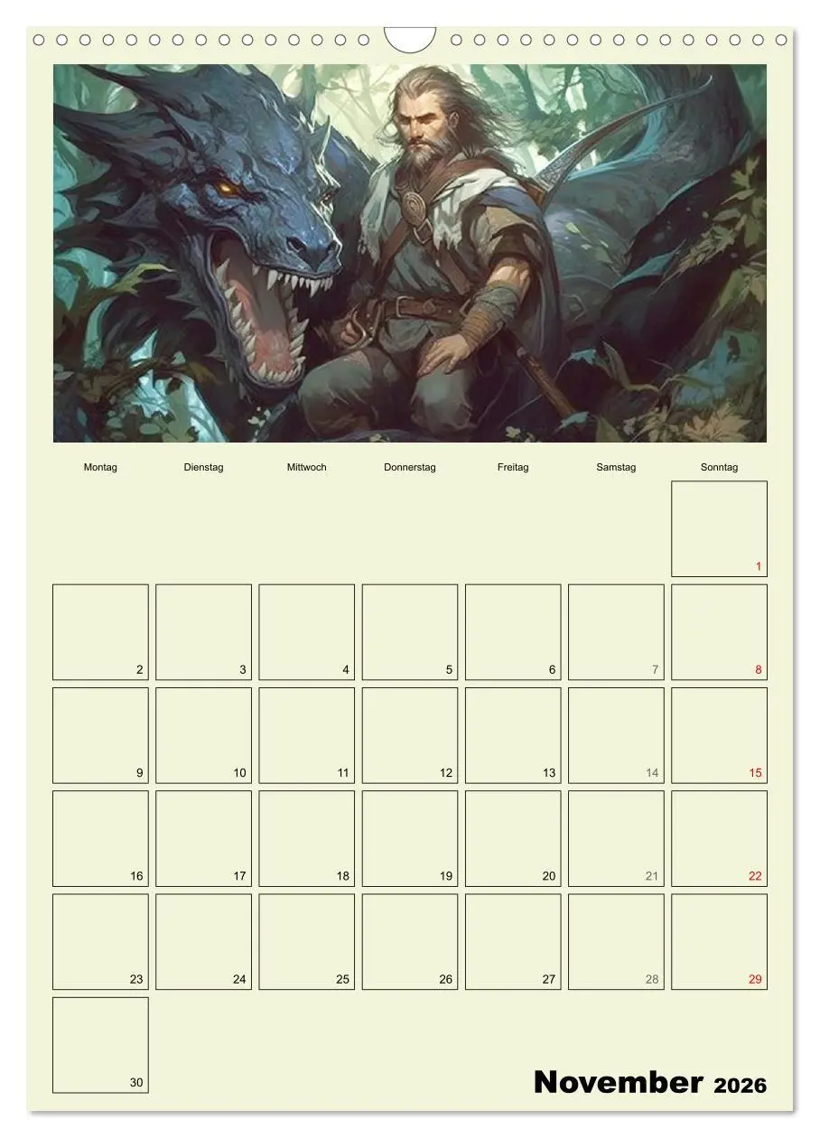 Bild: 9783516319958 | Im Zauberwald. Mystische Fabelwesen (Wandkalender 2026 DIN A3...