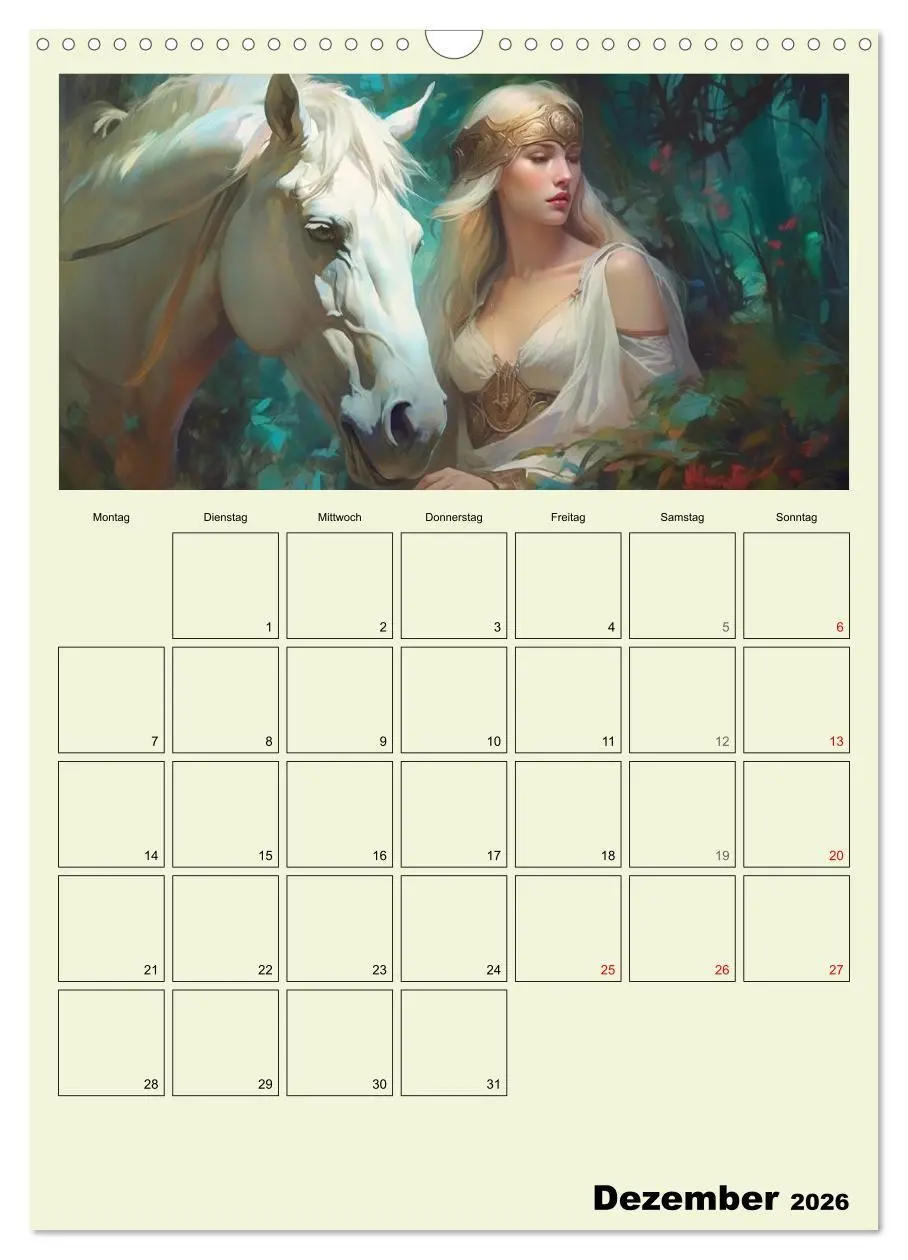 Bild: 9783516319958 | Im Zauberwald. Mystische Fabelwesen (Wandkalender 2026 DIN A3...