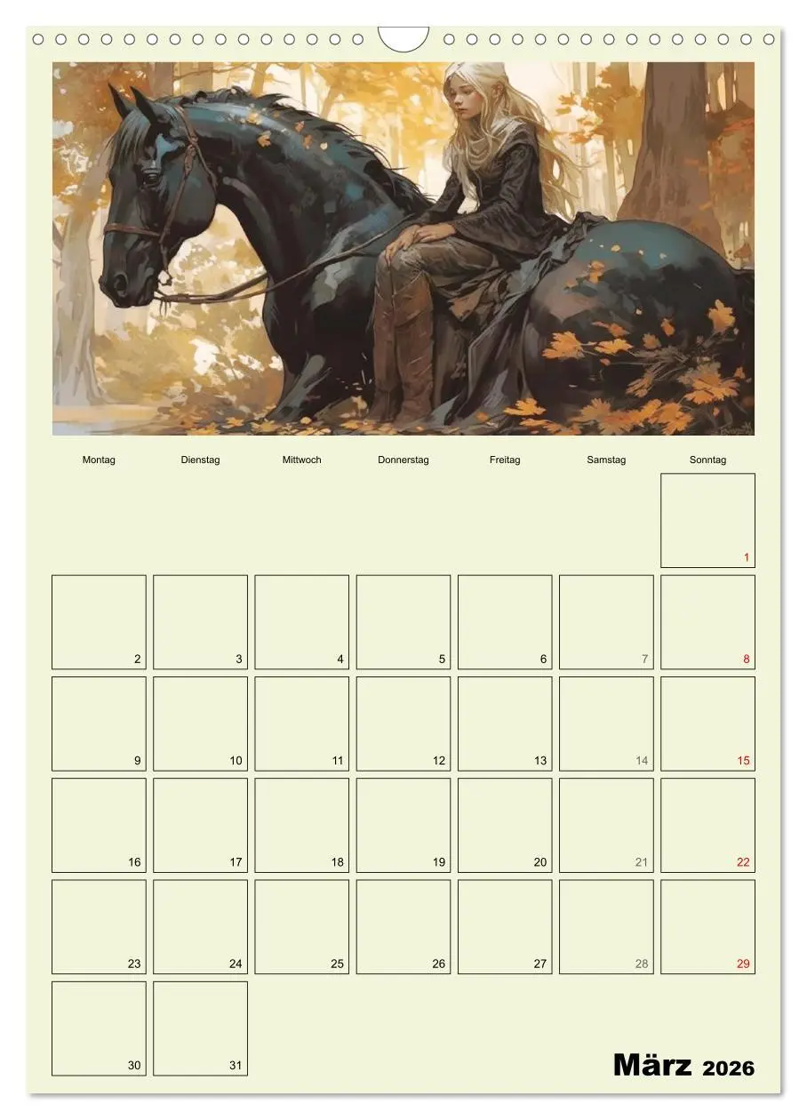 Bild: 9783516319958 | Im Zauberwald. Mystische Fabelwesen (Wandkalender 2026 DIN A3...