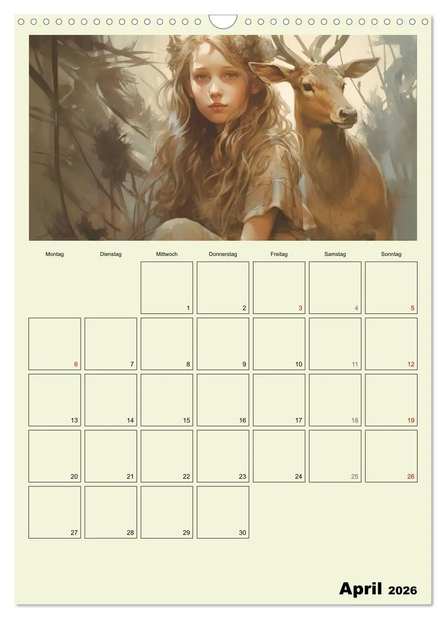 Bild: 9783516319958 | Im Zauberwald. Mystische Fabelwesen (Wandkalender 2026 DIN A3...