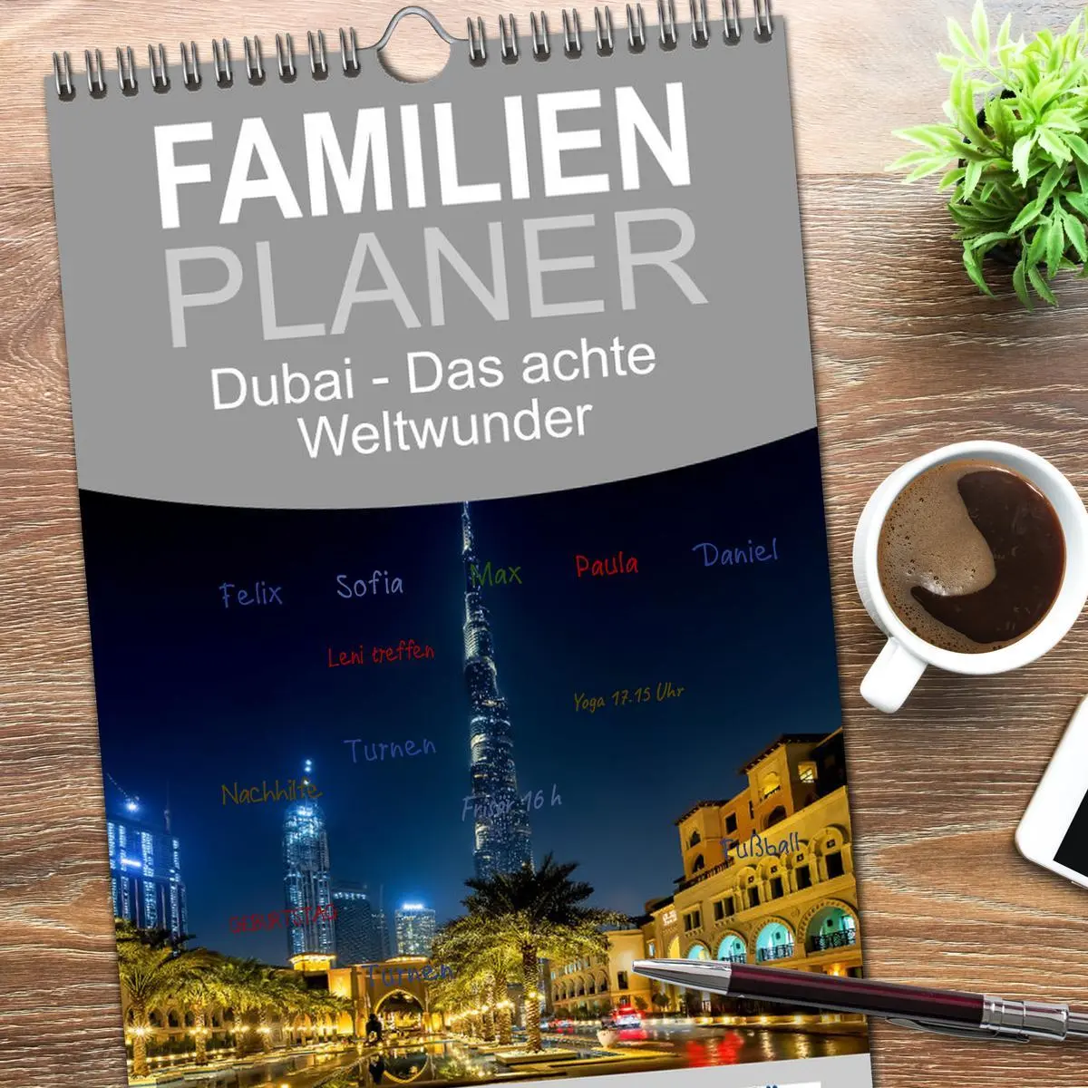 Bild: 9783516489958 | Familienplaner 2026 - Dubai - Das achte Weltwunder mit 5 Spalten...