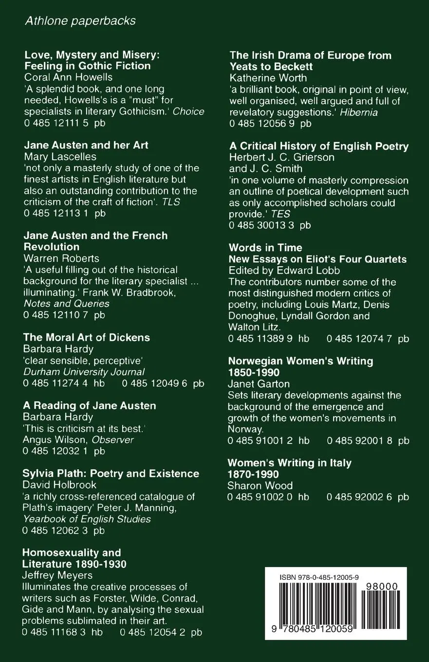 Rückseite: 9780485120059 | Novels of George Eliot | Barbara Nathan Hardy | Taschenbuch | Englisch