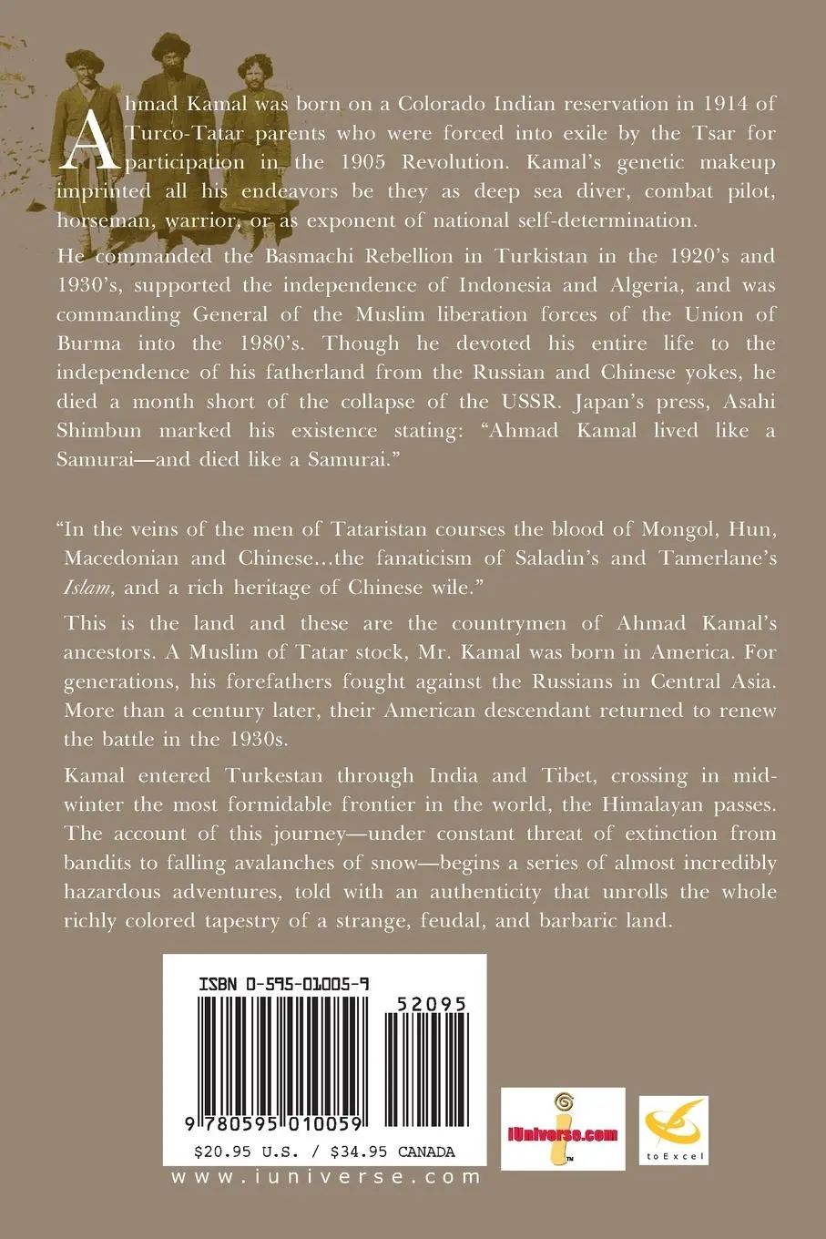 Rückseite: 9780595010059 | Land with Laughter | Ahmad Kamal | Taschenbuch | Englisch | 2000