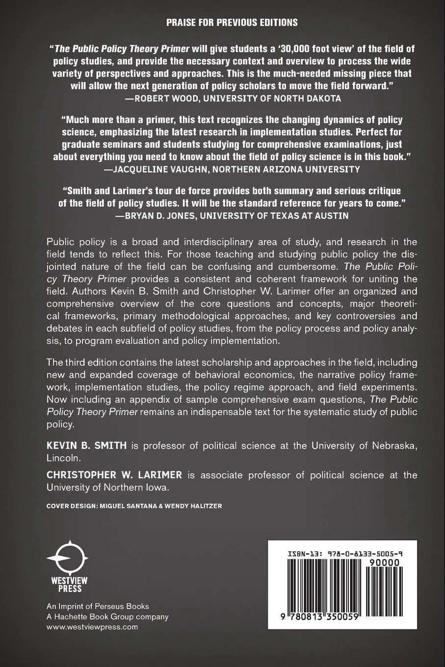 Rückseite: 9780813350059 | The Public Policy Theory Primer | Kevin B. Smith (u. a.) | Taschenbuch