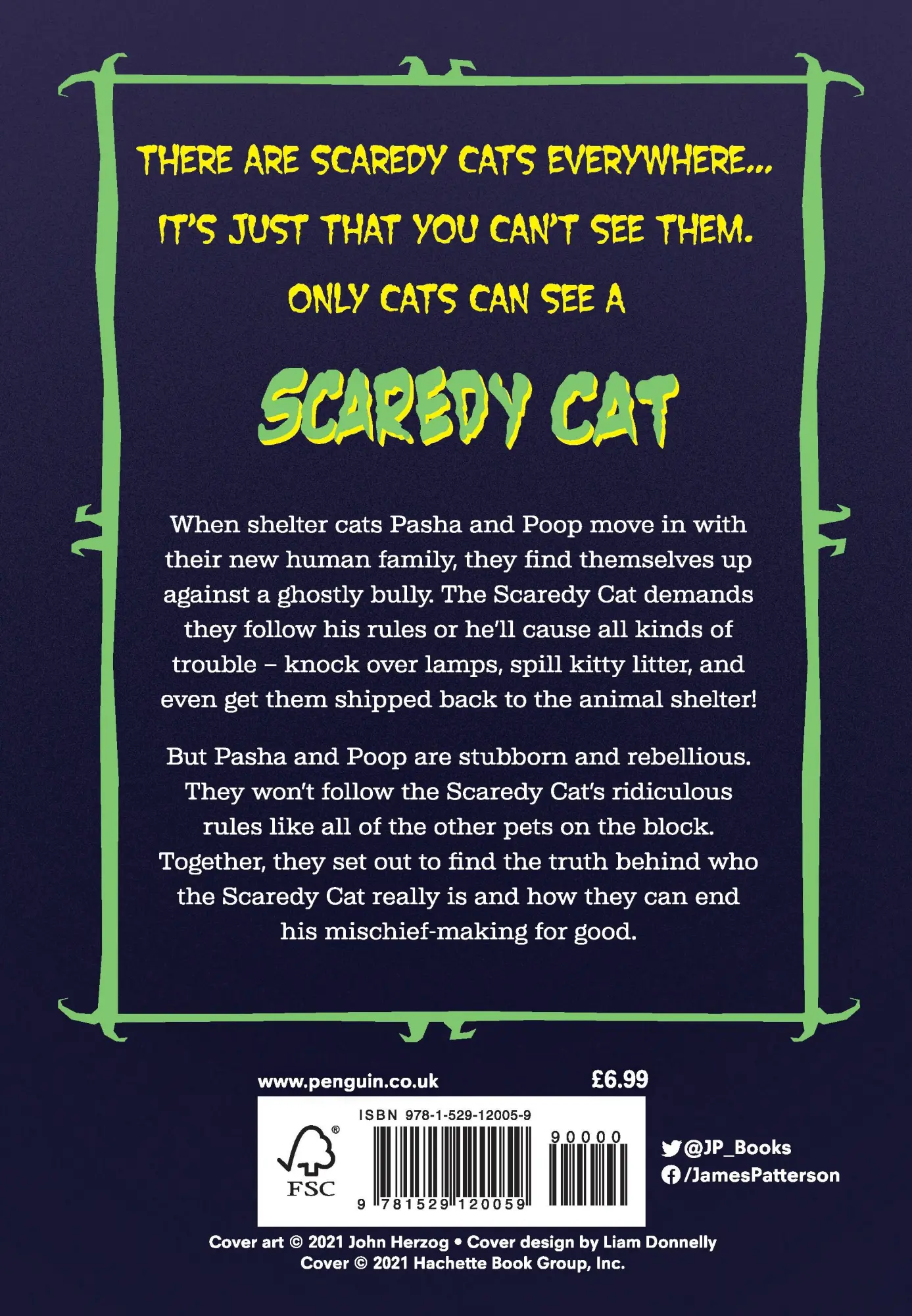 Rückseite: 9781529120059 | Scaredy Cat | James Patterson | Taschenbuch | 240 S. | Englisch | 2021