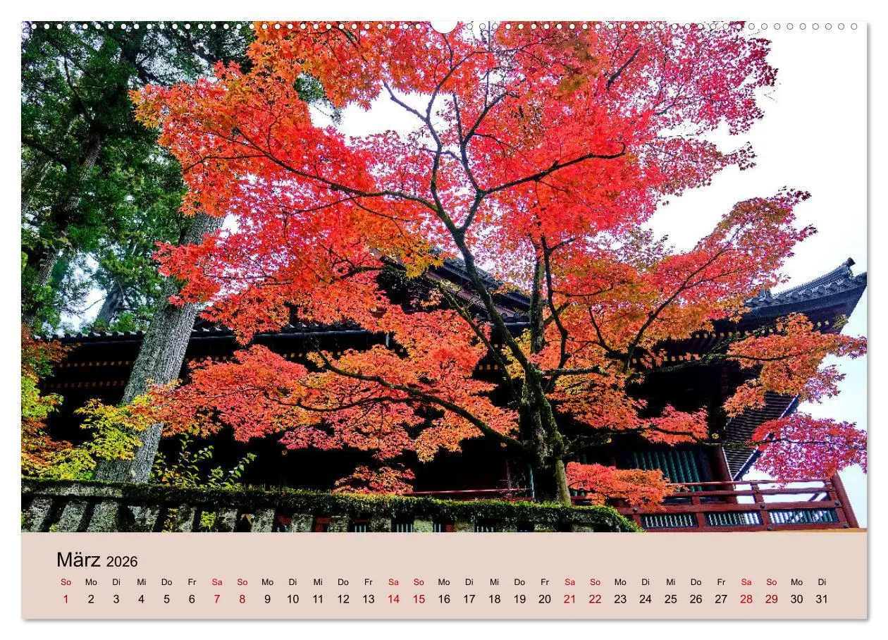 Bild: 9783457270059 | Japan im Herbst (hochwertiger Premium Wandkalender 2026 DIN A2...
