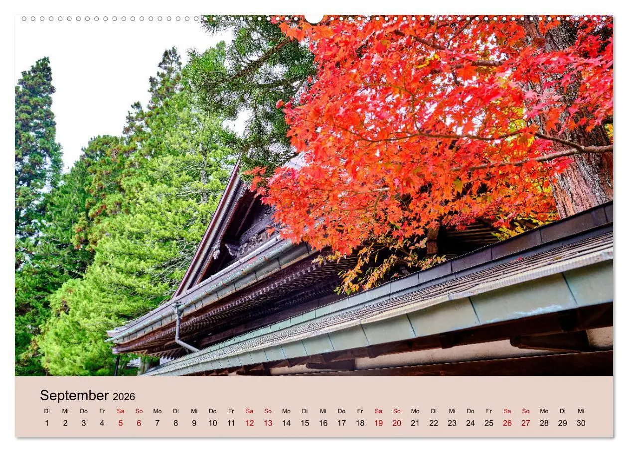 Bild: 9783457270059 | Japan im Herbst (hochwertiger Premium Wandkalender 2026 DIN A2...