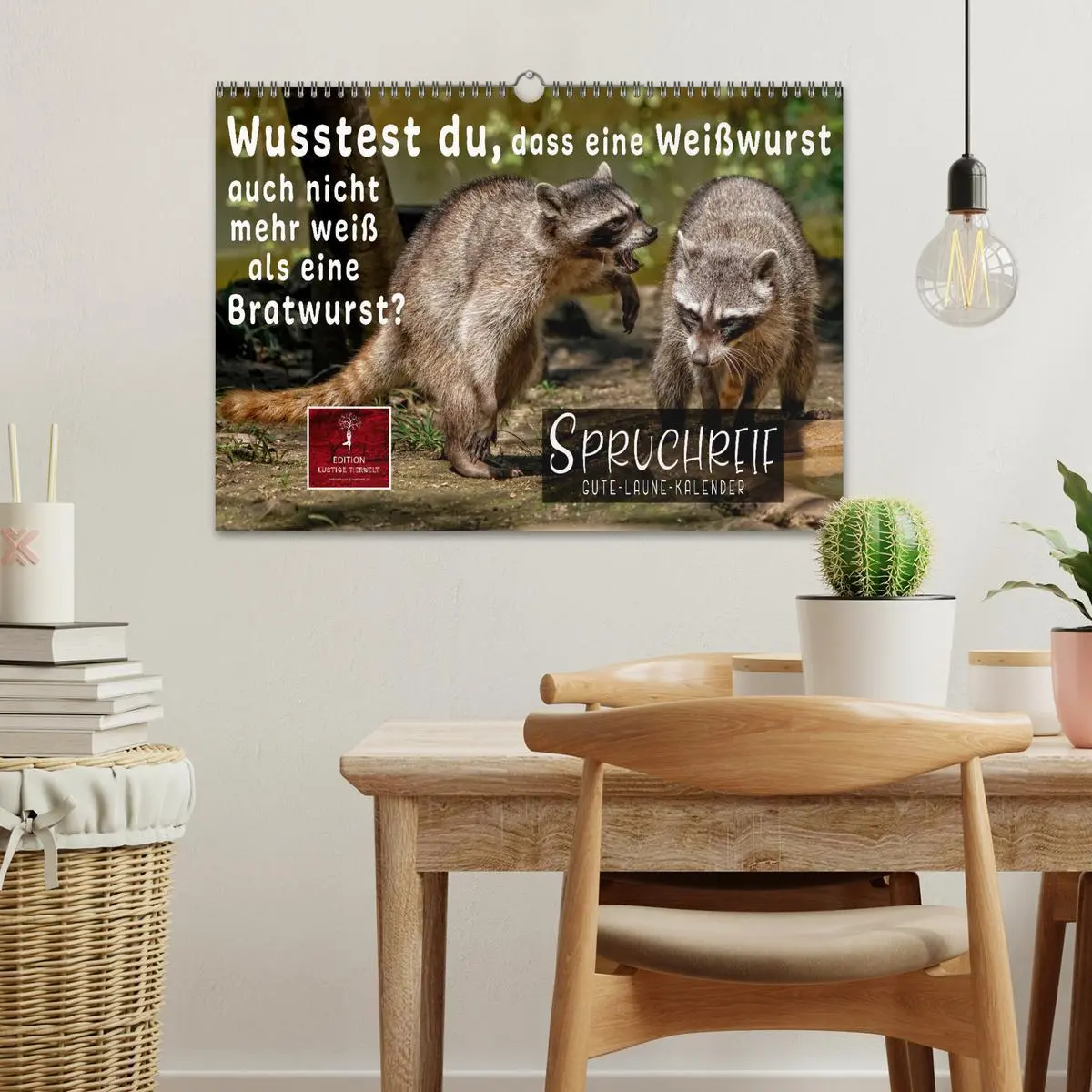 Bild: 9783457650059 | Spruchreif - Gute-Laune-Kalender (Wandkalender 2026 DIN A3 quer),...