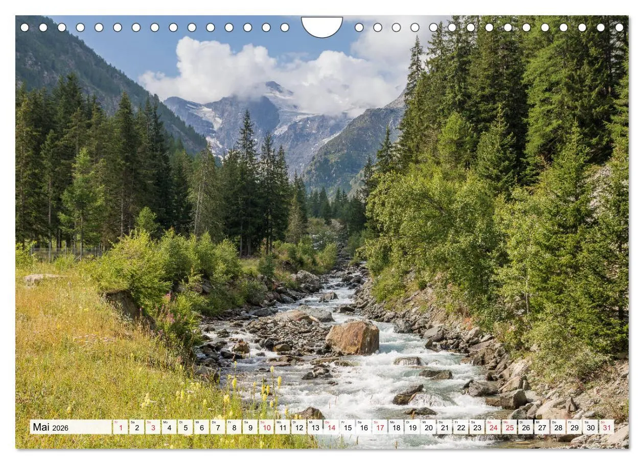 Bild: 9783457720059 | Piemont und Aostatal (Wandkalender 2026 DIN A4 quer), CALVENDO...