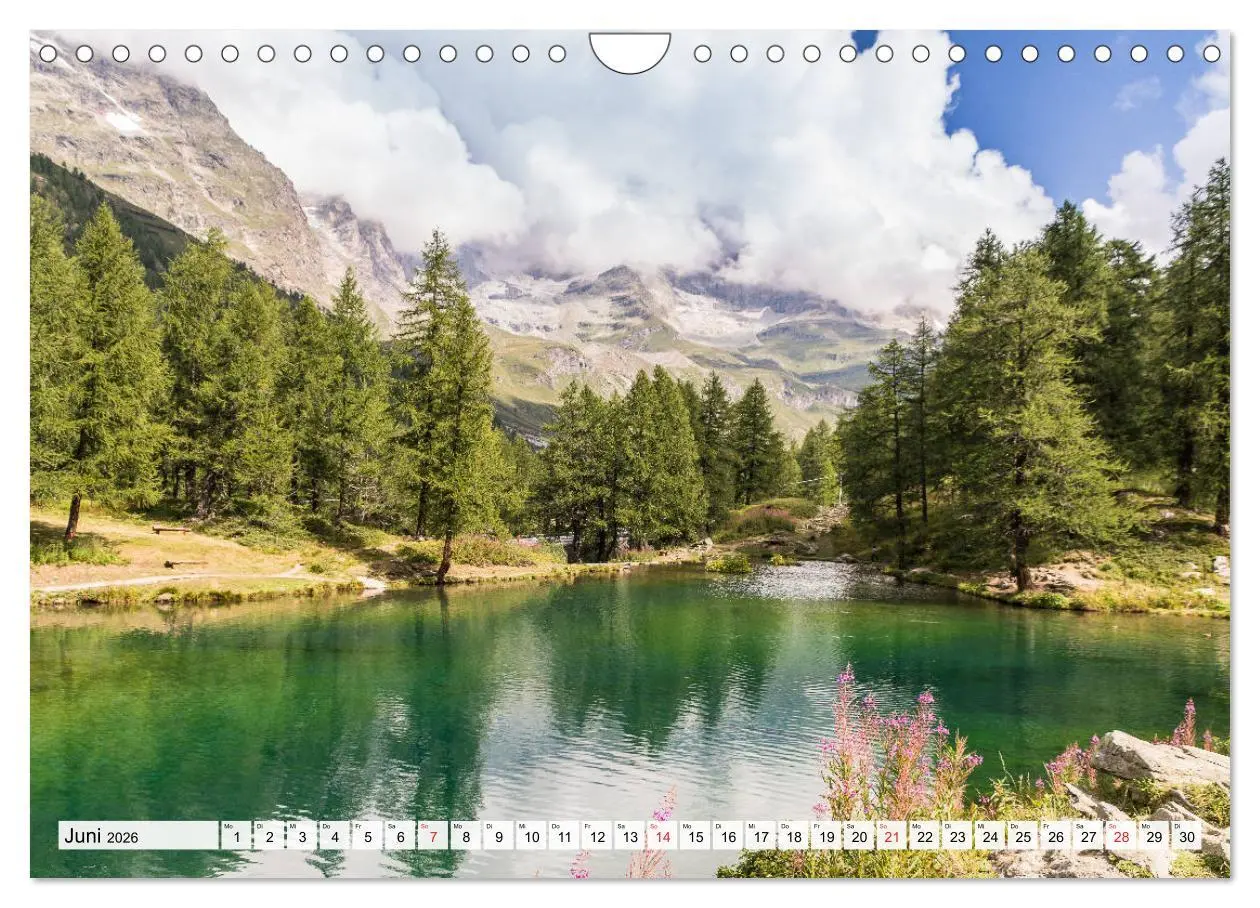 Bild: 9783457720059 | Piemont und Aostatal (Wandkalender 2026 DIN A4 quer), CALVENDO...
