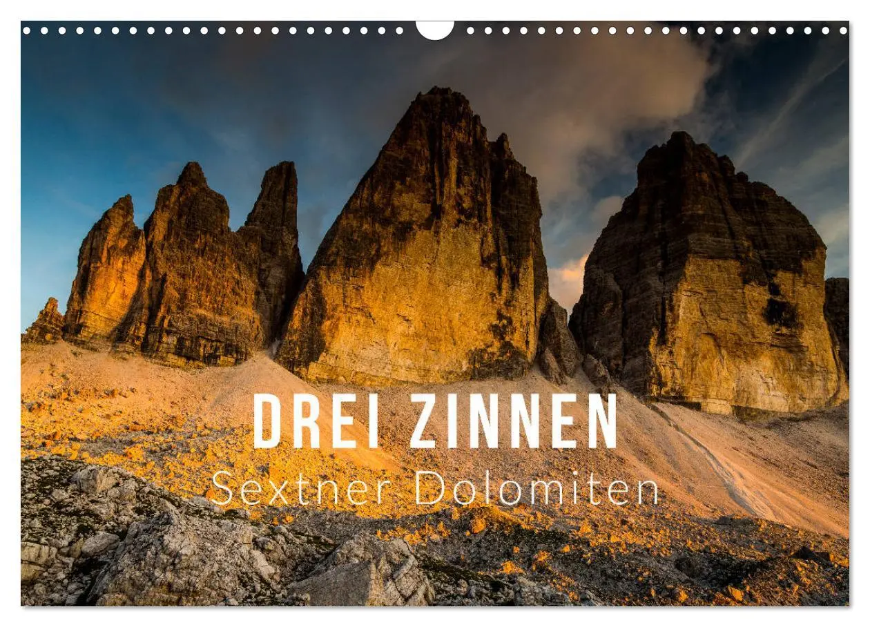 Cover: 9783457890059 | Drei Zinnen. Sextner Dolomiten (Wandkalender 2026 DIN A3 quer),...