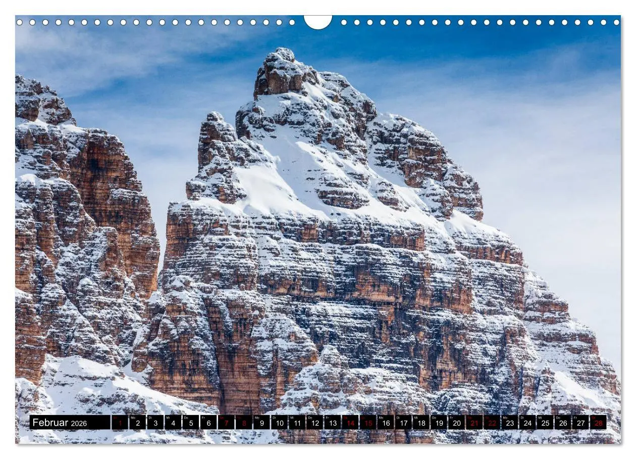 Bild: 9783457890059 | Drei Zinnen. Sextner Dolomiten (Wandkalender 2026 DIN A3 quer),...