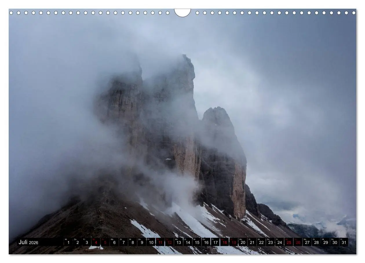 Bild: 9783457890059 | Drei Zinnen. Sextner Dolomiten (Wandkalender 2026 DIN A3 quer),...