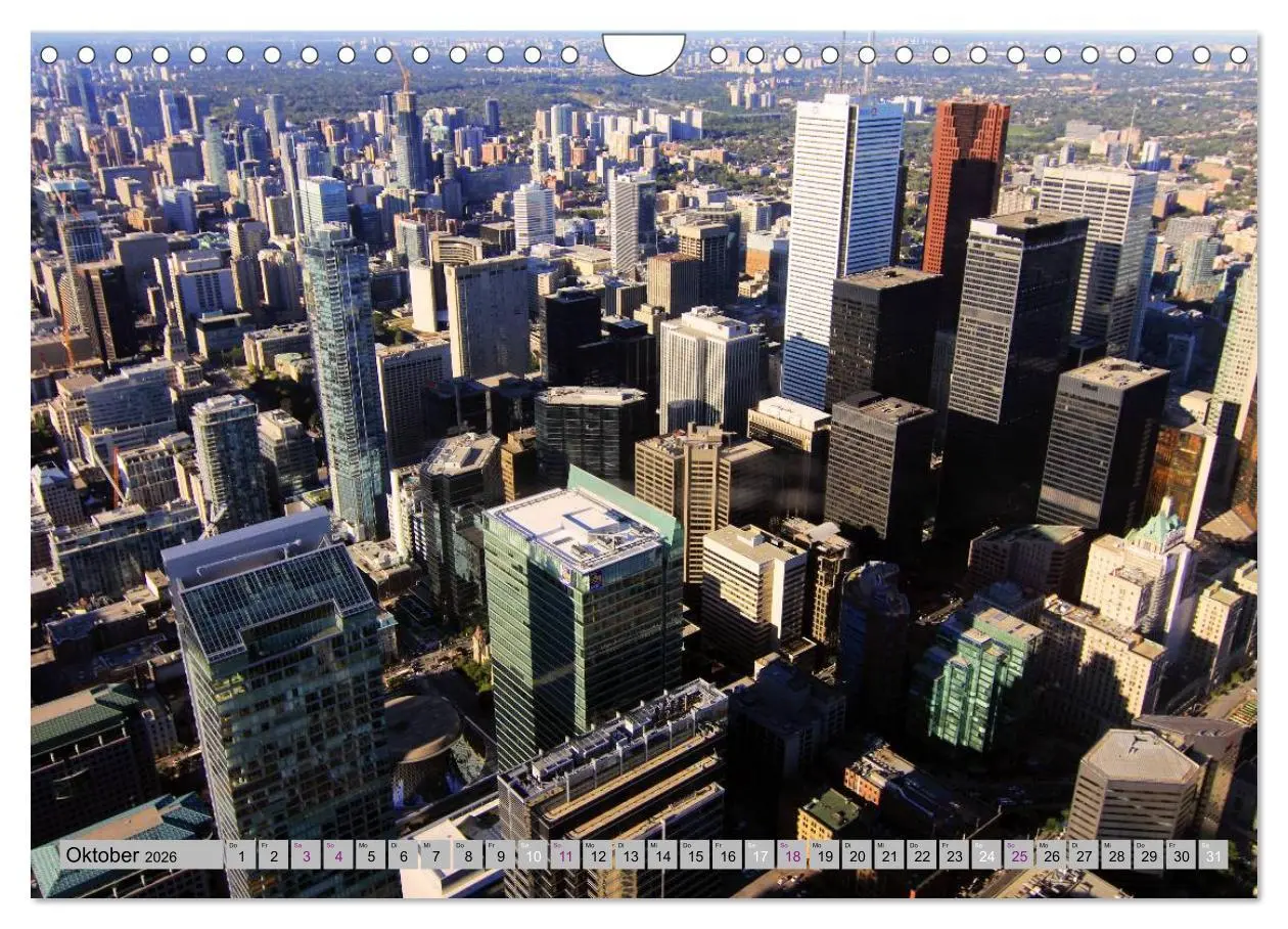 Bild: 9783457960059 | Provinzhauptstadt Toronto (Wandkalender 2026 DIN A4 quer), CALVENDO...