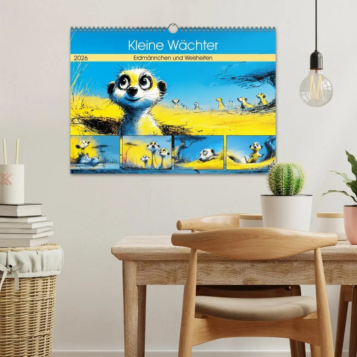 Bild: 9783516740059 | Kleine Wächter. Erdmännchen und Weisheiten (Wandkalender 2026 DIN...