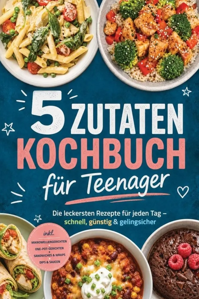 Cover: 9783676060059 | 5 Zutaten Kochbuch für Teenager: Die leckersten Rezepte für jeden...