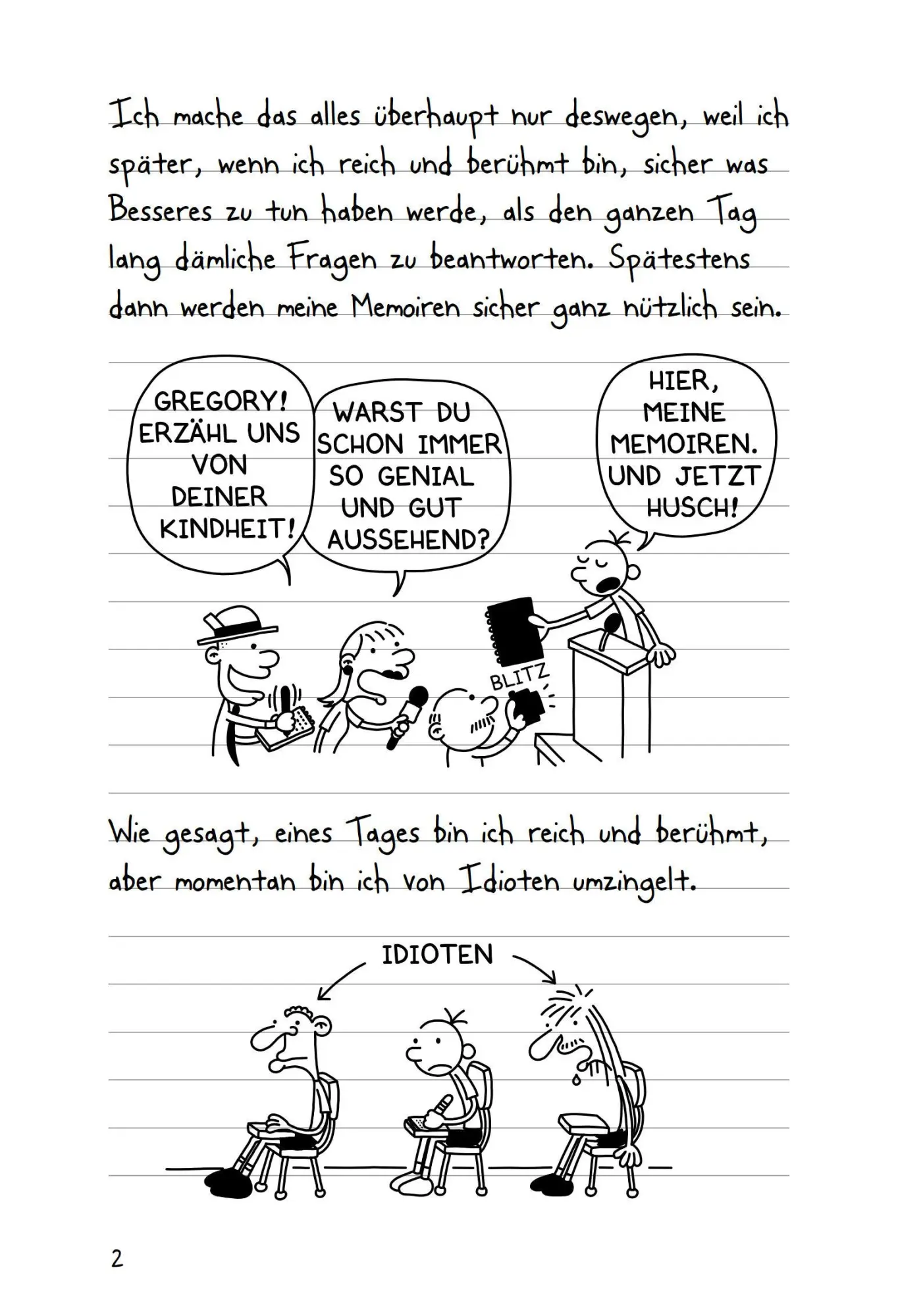 Bild: 9783843200059 | Gregs Tagebuch 01. Von Idioten umzingelt! | Jeff Kinney | Taschenbuch