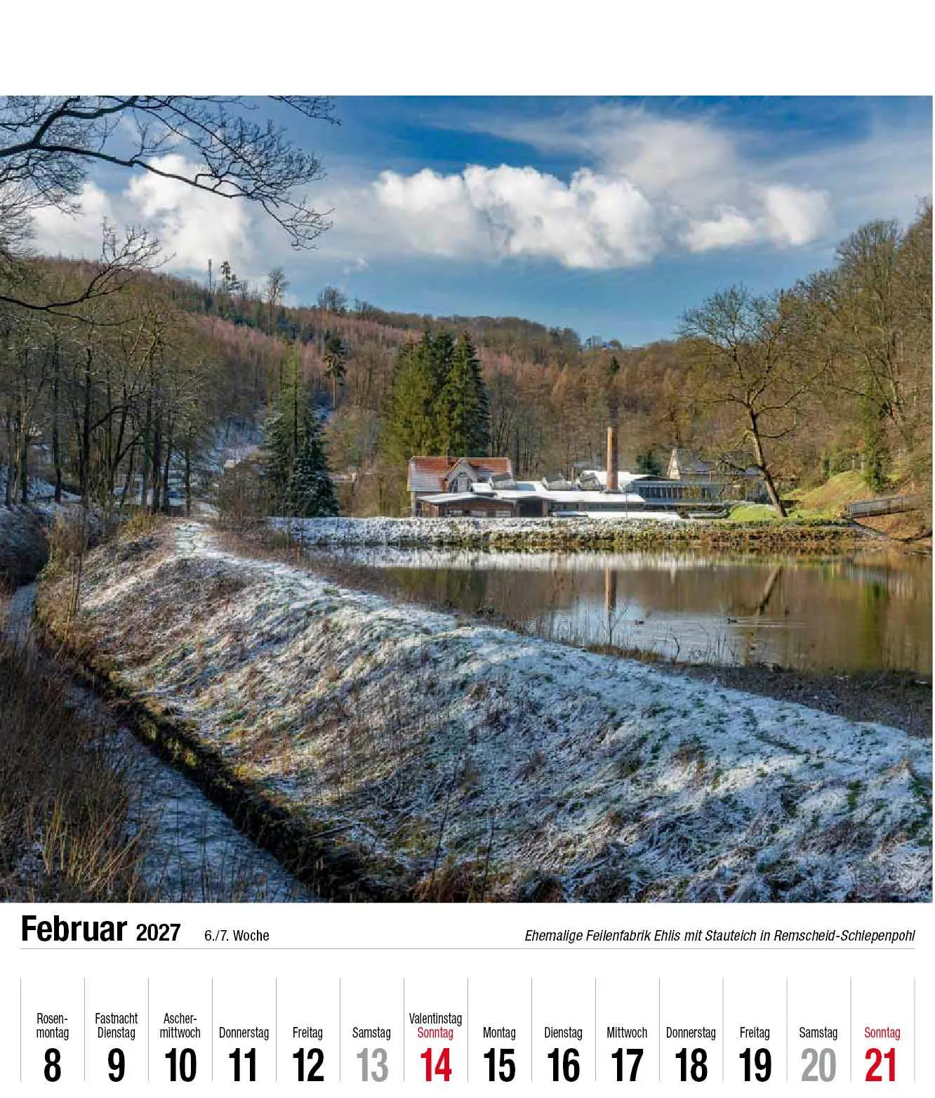Bild: 9783910690059 | Schönes Bergisches Land 2027 | Gisela Schmoeckel | Kalender | 28 S.