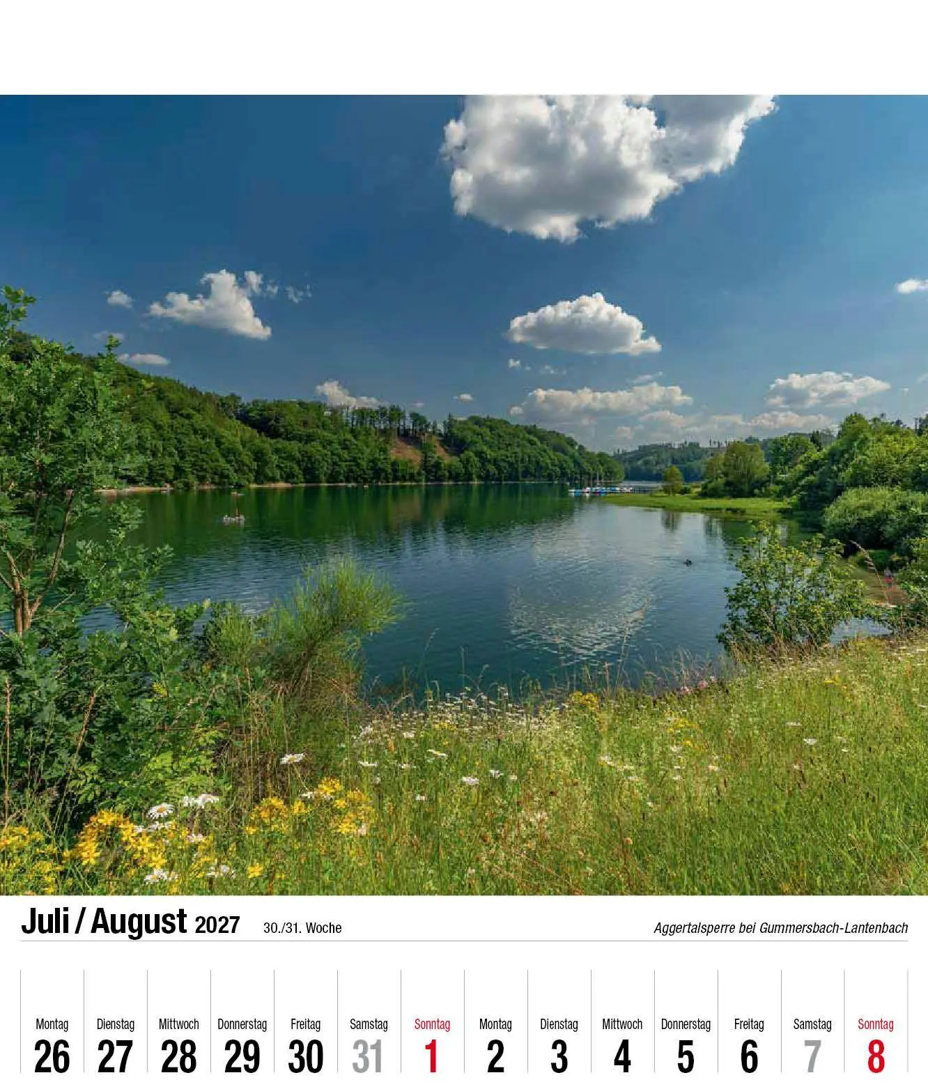 Bild: 9783910690059 | Schönes Bergisches Land 2027 | Gisela Schmoeckel | Kalender | 28 S.
