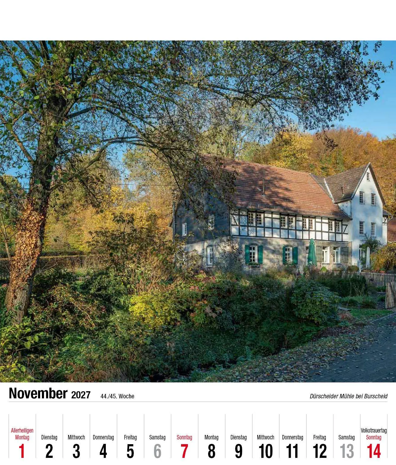 Bild: 9783910690059 | Schönes Bergisches Land 2027 | Gisela Schmoeckel | Kalender | 28 S.