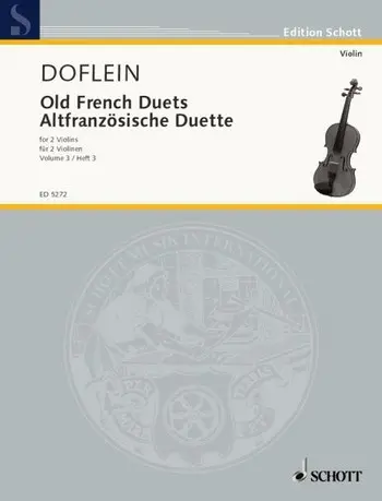 Cover: 9790001060059 | Altfranzosische Duette 3 | Elma Doflein | Buch | Schott Music
