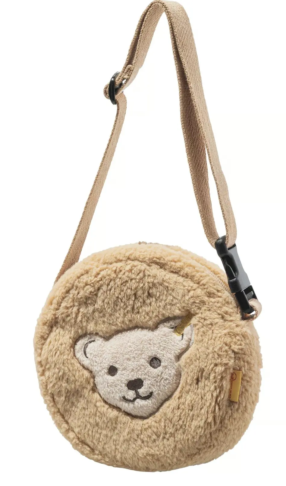 Cover: 4001505600159 | Steiff 600159 - Teddy Fleece Umhängetasche, mit Quietsche, beige, 17cm