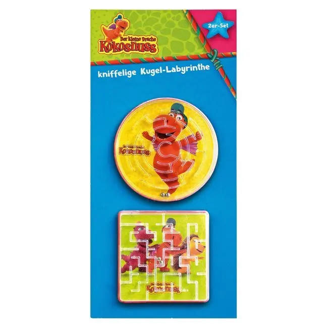 Cover: 4250938800159 | Der kleine Drache Kokosnuss - Kugel-Labyrinthe | 2er Set | Siegner