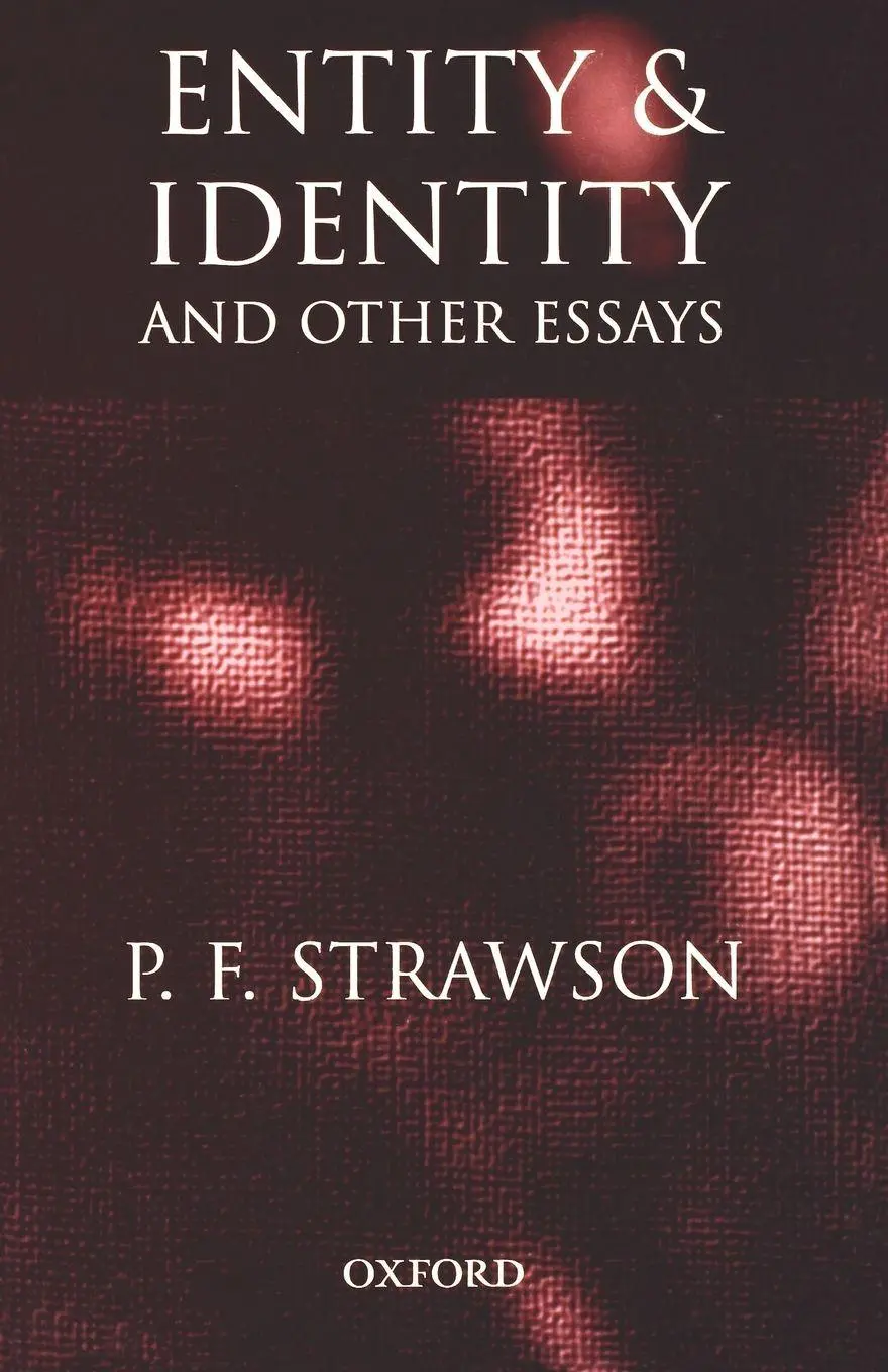 Cover: 9780198250159 | Entity and Identity | And Other Essays | P. F. Strawson | Taschenbuch