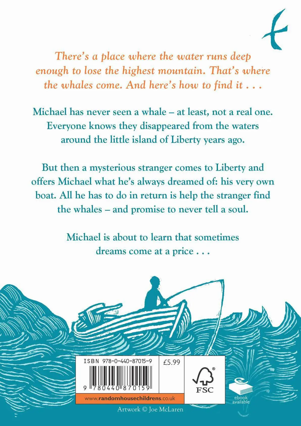Rückseite: 9780440870159 | Whale Boy | Nicola Davies | Taschenbuch | Kartoniert / Broschiert
