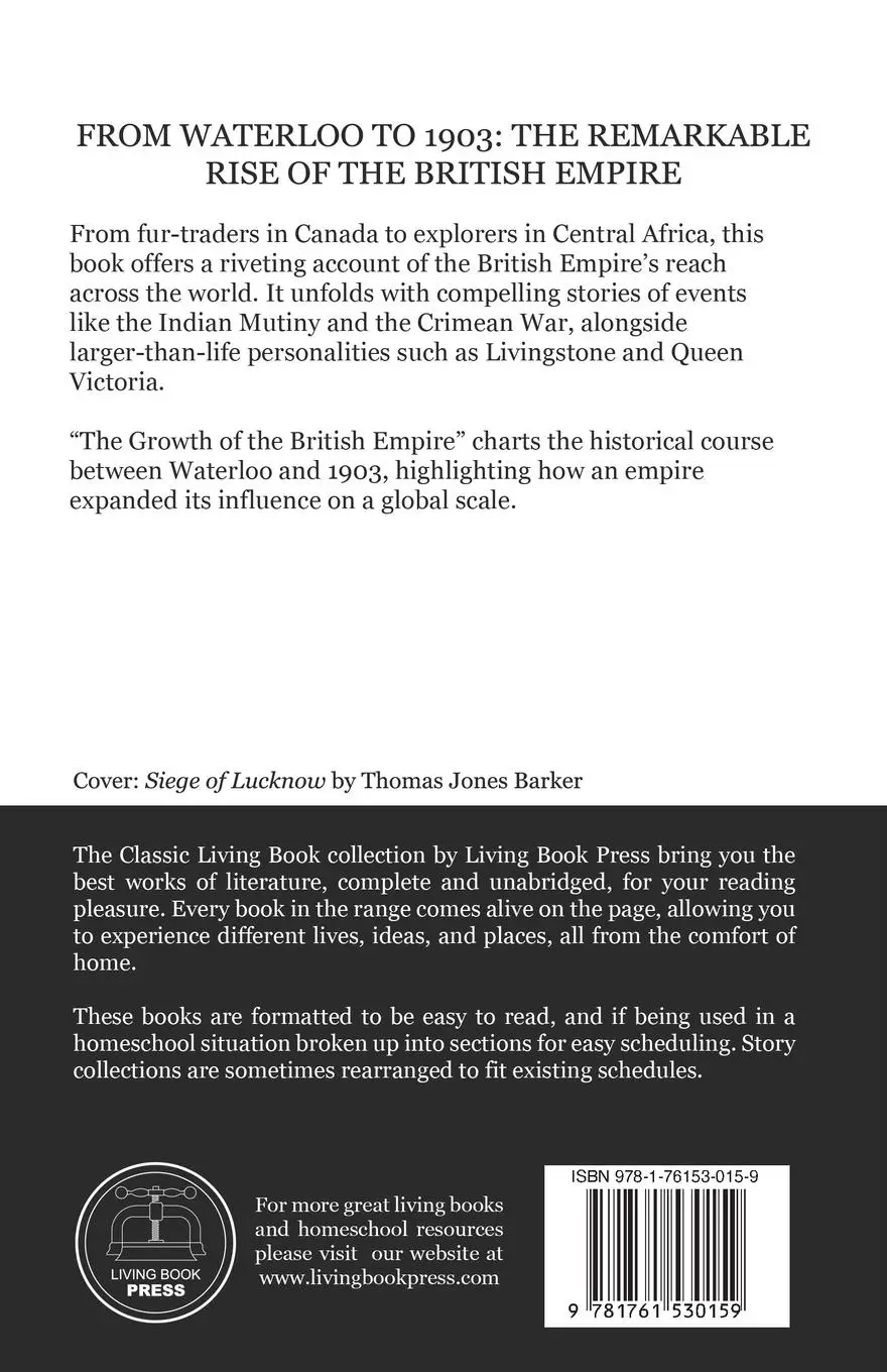 Rückseite: 9781761530159 | The Growth of the British Empire | M. B. Synge | Taschenbuch | 2023