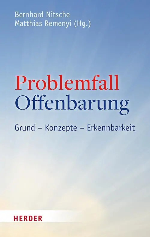 Cover: 9783451390159 | Problemfall Offenbarung | Grund - Konzepte - Erkennbarkeit | Buch